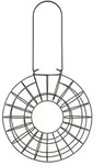 Meisenkn&ouml;delhalter Rund, F&uuml;r 8 Kn&ouml;del, Metall, Schwarz