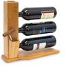 Weinständer für 3 Flaschen h x b x t: 32 x 12 x 34 cm Weinregal zum Hinstellen aus