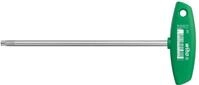 Stiftschl&uuml;ssel Mit Quergriff Torx&reg; Mattverchromt T10 (01329) - Wiha