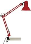 Brilliant Lampe Hobby Schreibtischklemmleuchte Rot 1x A60, E27, 40w, Geeignet F&uuml;r