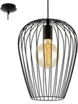 Eglo - Pendelleuchte Newtown Schwarz &Oslash; 27,5 Cm E27, Max. 60 W Pendelleuchte
