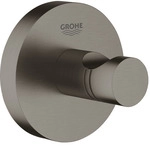 Essentials - Bademantelhaken, Hard Graphite Geb&uuml;rstet 40364al1 - Grohe