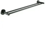 Doppel-badetuchhalter Essentials 408021 654mm Hard Graphite Geb&uuml;rstet