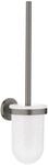 Essentials - Toilettenb&uuml;rstengarnitur, Hard Graphite Geb&uuml;rstet 40374al1 - Grohe