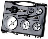 I Bi-metall-lochs&auml;geneinsatz-set "sanit&auml;r" I 5422000 I &Oslash; 25&ndash;83 Mm, 6-tlg.,