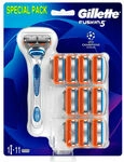 Gillette Fusion 5 Herrenrasierer, 1 Griff + 11 Klingen