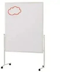 Magnetoplan&reg; Moderationswand Einteilig Karton Wei&szlig; Besprechungswand