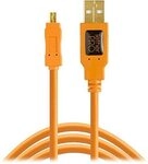 Tether Tools Tetherpro Usb 2.0 A/mini-b 8-poliges Usb-kabel 15" Org [tet-cu8015-org].