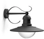 Philips Mygarden - Au&szlig;enwandleuchte 30x29 Cm, E27, Schwarz 915005308701