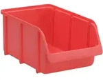 674100 Sichtlagerkasten 4 (b X H X T) 207 X 155 X 332 Mm Rot 1 St. - H&uuml;nersdorff