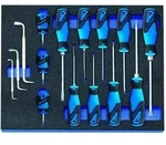 2005 Ct2-2160 Schraubendreher-satz In Check-tool-modul, 15-teilig