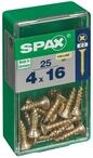 Spax - Universalschrauben 4.0 X 16 Mm Pz 2 - 25 Stk. Holzschrauben
