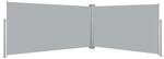 Ausziehbare Seitenmarkise 160x600 Cm Grau - Vidaxl