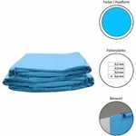 Pool Ersatzfolie Rund In Verschiedenen Gr&ouml;&szlig;en - Dicke 0,6 Mm - Tiefe 120 Cm - Blau