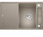 Blanco Einbausp&uuml;le Axia Iii 45 S Silgranit Mit Glasschneidbrett, Infino, Tartufo