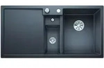 Collectis 6 - Silgranitsp&uuml;le, 100x51 Cm, Mit Ablaufsystembedienung, Felsgrau 523345
