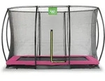 Exit Toys - Exit Silhouette Bodentrampolin 214x305cm Mit Sicherheitsnetz - Rosa