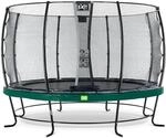 Exit Elegant Trampolin &Oslash;366cm Mit Economy Sicherheitsnetz - Gr&uuml;n