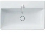 Duravit - Durasquare M&ouml;belwaschtisch, 80x47cm, 1 Hahnloch, Ohne