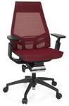 B&uuml;rostuhl / Drehstuhl Genidia Smart Black Netz Rot Hjh Office