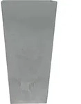 Artstone Vase Ella 26 X 26 Cm Grau Blumentopf Pflanztopf