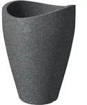Scheurich - Wave Globe High 40, Hochgef&auml;&szlig;/blumentopf/pflanzk&uuml;bel, Rund, Aus