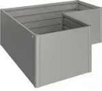 Hochbeet Gr. L2x1 Dunkelgrau-metallic