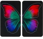 Glasabdeckplatte Universal Butterfly By Night 2er Set , F&uuml;r Alle Herdarten Wenko
