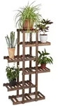 Relaxdays - Blumenregal Aus Holz, 5 Ebenen, Blumenst&auml;nder F&uuml;r Innen, Mehrst&ouml;ckig,