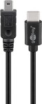 Goobay Usb 2.0 Adapterkabel Mini-b/c, 0,5 M