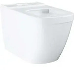 Euro Ceramic - Stand-wc-kombination, Rimless, Triple Vortex, Alpinwei&szlig; 39338000 -