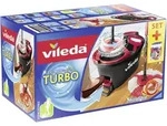 Vileda Turbo Box Wischmopp Rot Grau Mit Pedal-essorierer