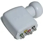 Quattro Lnb, Feed 40mm Zum Anschlu&szlig; Von Multischaltern Sp44en