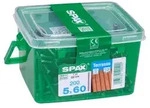 Spax - Terrassenschraube, 5 X 60 Mm, 200 St&uuml;ck, Fixiergewinde, Zylinderkopf, T-star