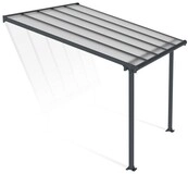 Palram - Canopia Terrassen&uuml;berdachung Olympia Anthrazit 295x307x305 Cm