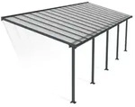 Canopia Aluminium Terrassen&uuml;berdachung Olympia Anthrazit 295x924x305 Cm - Palram