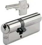 Fp - Profildoppelzylinder Pz 8812 65/80mm Nug Beids.anz.schl&uuml;.3 Versch.-schl.