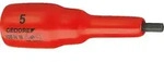 Vde In 19 5 6124480 Innen-sechskant Vde-schraubendrehereinsatz 5 Mm 1/2' (12.5 Mm) -