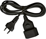 Brennenstuhl - 1161800 Strom Verl&auml;ngerungskabel Schwarz 5.00 M H03vvh2-f 2x 0,75