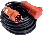 As-schwabe - As Schwabe 60518 Strom Verl&auml;ngerungskabel 32 A Schwarz 25.00 M H07rn-f