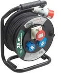 Meister Kabeltrommel H07rn-f5g2,5, Ip44 - 20 M Kabel - Thermoschutz-schalter -