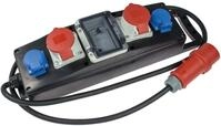 S5+ Vollgummi-steckdosenleiste 400v/16a/max. 11kw Ip44