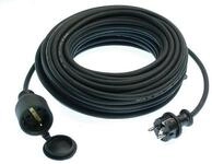 As-schwabe - Verl&auml;ngerungskabel 50 M Au&szlig;enbereich Ip44 Schwarz H05rr-f 3g1,5