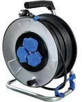As-schwabe - Metallkabeltrommel Mit Schutzisolierung 40m H07rn-f 3g1,5 Ip44