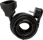 Kopp - 143705086 Strom Verl&auml;ngerungskabel Schwarz 5.00 M H05vv-f 3g 1,5 Mm&sup2;