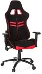 Gaming Stuhl / B&uuml;rostuhl League Pro I Stoff / Kunstleder Schwarz / Rot Hjh Office