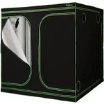 Zelsius - Grow Tent 200 X 200 X 200 Cm Schwarz/gr&uuml;n Pflanzenzucht Indoor