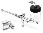 Wiltec Airbrush Pistole Typ 134 Mit Double Action Funktion, D&uuml;se &Oslash; 0,3 Mm, 2