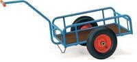 Fetra Handwagen Mit Gel&auml;nder 250mm Hoch 795x445mm Ladefl&auml;che Luftbereifung