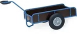 Fetra Handwagen Mit W&auml;nden 250mm Hoch 1145x545mm Ladefl&auml;che Luftbereifung